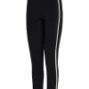 Acadia Legging 27" - Black/Ivory