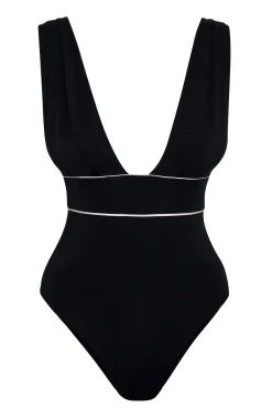 Aruba One Piece - Black/Ivory