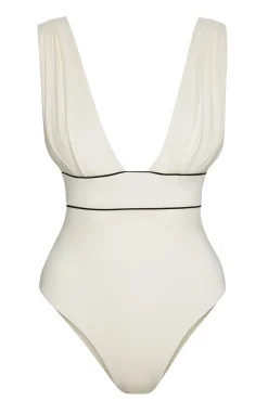 Aruba One Piece - Ivory/Black