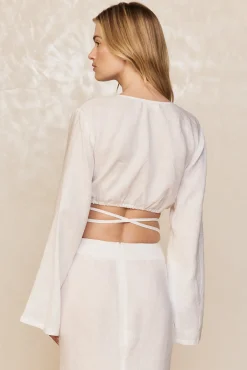 Azores Top - White Linen