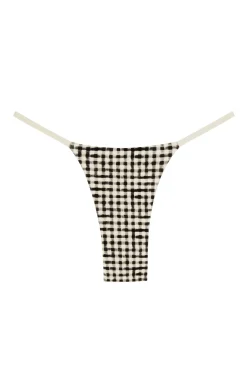 Barbados Bottom - Black Gingham