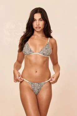 Barbados Bottom - Black Gingham