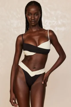 Bordeaux Top - Black/Ivory