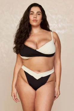 Bordeaux Top - Black/Ivory