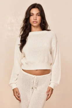 Brampton Island Sweater - Ivory Petit Jersey