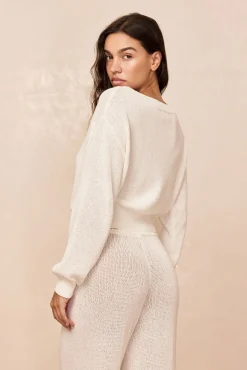 Brampton Island Sweater - Ivory Petit Jersey