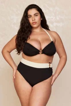 Bronte Top - Black/Ivory