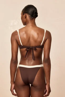 Cala Roja Top - Espresso/Ivory