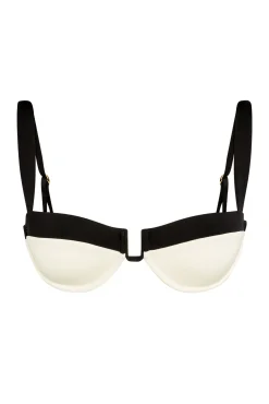 Cala Roja Top - Ivory/Black