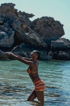 Cali Short - Sardinia Stripe