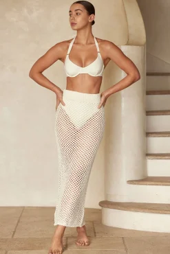 Cape May Skirt - Ivory Crochet