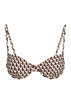 Capri Top - Husk Geo