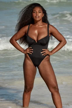 Clovelly One Piece - Black