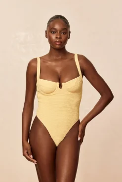 Clovelly One Piece - Honey Crinkle