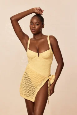 Clovelly One Piece - Honey Crinkle