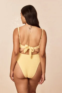 Clovelly One Piece - Honey Crinkle