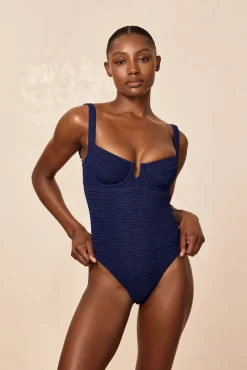 Clovelly One Piece - Midnight Crinkle