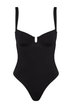 Clovelly One Piece Long Body - Black