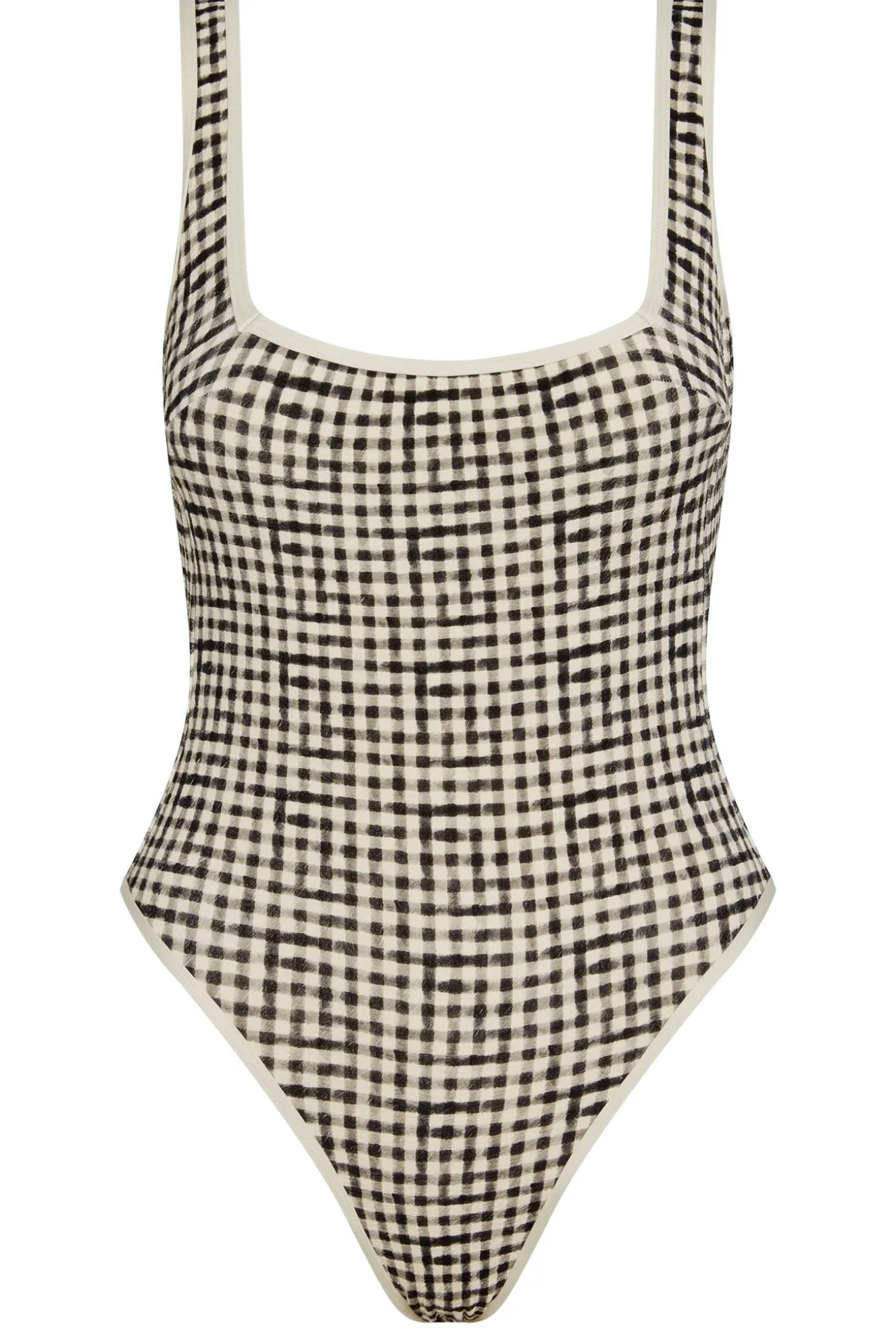 Corfu One Piece - Black Gingham