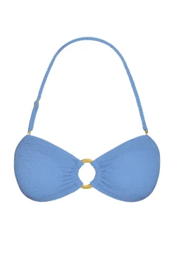 Costa Rica Top - Azure Crinkle