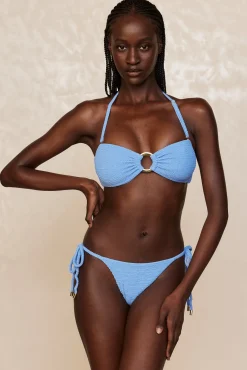 Costa Rica Top - Azure Crinkle