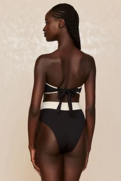 Costa Rica Top - Black/Ivory