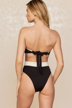 Costa Rica Top - Black/Ivory