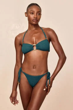 Costa Rica Top - Evergreen Crinkle