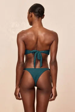 Costa Rica Top - Evergreen Crinkle