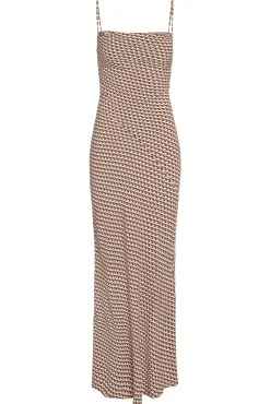 Cote D'azur Dress - Husk Geo