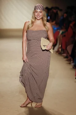 Cote D'azur Dress - Husk Geo