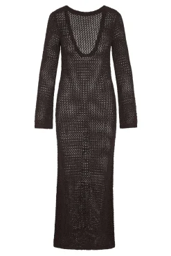 Cozumel Dress - Espresso Petit Crochet