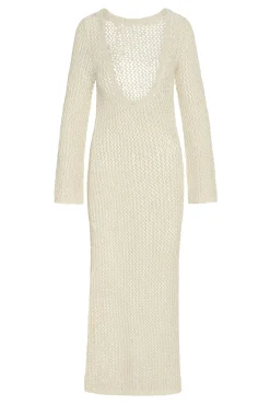 Cozumel Dress - Ivory Petit Crochet