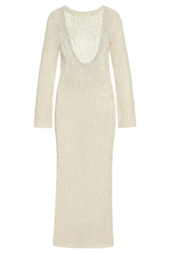 Cozumel Dress - Ivory Petit Crochet