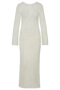 Cozumel Dress - White Crochet