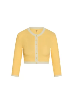 Crete Swim Cardigan - Honey Crinkle