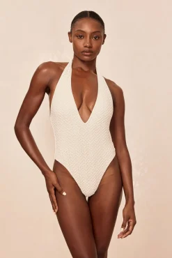 Cyprus One Piece - Ivory Crochet