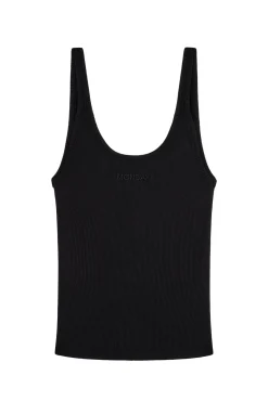 Devin Tank Long - Black Rib