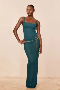 Fontelina Skirt - Evergreen Lace Crochet