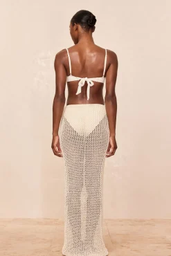 Fontelina Skirt - Ivory Petit Crochet