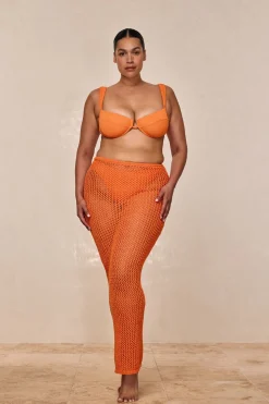 Fontelina Skirt - Tangerine Petit Crochet