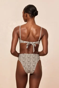 Formentera Bottom - Black Gingham