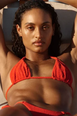 Hanalei Top - Chili Pepper Crinkle