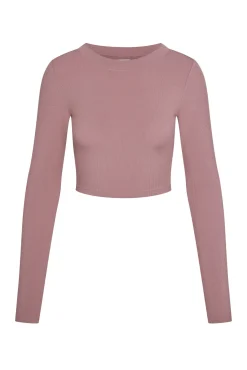 Hayworth Long Sleeve - Mauve Lightweight Rib