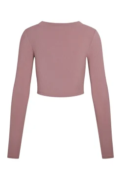 Hayworth Long Sleeve - Mauve Lightweight Rib