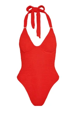 Honolulu One Piece - Chili Pepper Crinkle