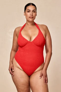 Honolulu One Piece - Chili Pepper Crinkle