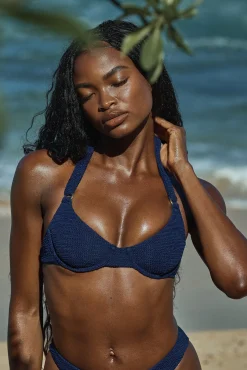 Honolulu Top - Midnight Crinkle