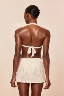 Jamaica Sarong - Ivory Crochet