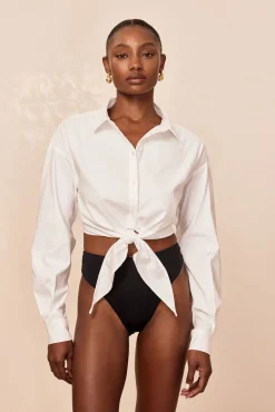 La Jolla Tie Shirt - White